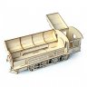 Деревянный конструктор (3D пазлы) Пенал-паровоз (91 деталь)