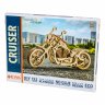 Деревянный конструктор (3D пазлы) Мотоцикл Cruiser (152 детали)