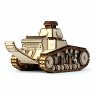 Деревянный конструктор (3D пазлы) Танк МС-1 (574 детали)