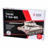Деревянный конструктор (3D пазлы) Танк Т-34-85 (651 деталь)