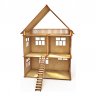 Деревянный конструктор (3D пазлы) Кукольный домик Коттедж (33 детали)