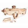 Деревянный механический конструктор (3D пазлы) Штурмовая винтовка USG-2 (251 деталь)