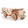Деревянный механический конструктор (3D пазлы) Джип (45 деталей)