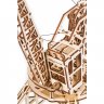 Деревянный механический конструктор (3D пазлы) Кран (288 деталей)