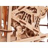 Деревянный механический конструктор (3D пазлы) Механическая мельница (131 деталь)