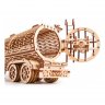 Деревянный механический конструктор (3D пазлы) Прицеп Цистерна (200 деталей)