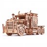 Деревянный механический конструктор (3D пазлы) Тягач Биг Риг (485 деталей)