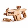Деревянный механический конструктор (3D пазлы) Штурмовая винтовка (158 деталей)