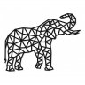 Деревянный интерьерный пазл Слон (364 детали)