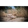 Деревянный конструктор (3D пазлы) Танк T-34 (600 деталей)