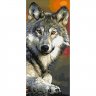 Алмазная мозаика Волк (25х55 см)