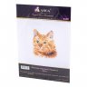 Набор для вышивки крестиком Животные в портретах Рыжий кот (8х8 см)