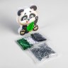 Аппликация пайетками Веселая панда
