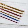 Набор крючков для вязания (14.5 см, d 2-8 мм, цвет в ассортименте) 12 шт