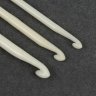 Набор крючков для вязания (14 см, d 4/4.5/6 мм, белый) 3 шт
