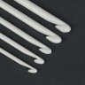 Набор крючков для вязания (15 см, d 4/5/6/7/8 мм, белый) 5 шт