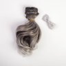 Волосы‒тресс для кукол Пепельно-серые волны (25x150 см)