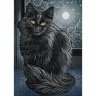 Алмазная мозаика Черная кошка (27x38 см)