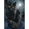 Алмазная мозаика Черная кошка (27x38 см)