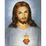 Алмазная мозаика Сердце Иисуса (38x48 см)