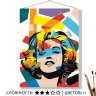 Картина по номерам Цветная Мэрилин Монро (30x40 см)
