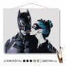 Картина по номерам Бэтмен и Женщина-кошка (40x50 см)