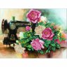Набор для вышивки бисером Розы для рукодельницы (38x28 см)