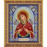 Набор для вышивки бисером Богородица Семистрельная (20x25 см)