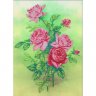 Набор для вышивки бисером Розовые розы (22x31 см)